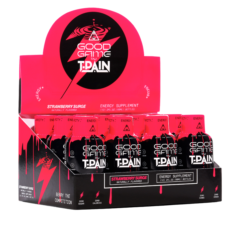 Strawberry Surge Energy Shot 2oz (12-Pack)