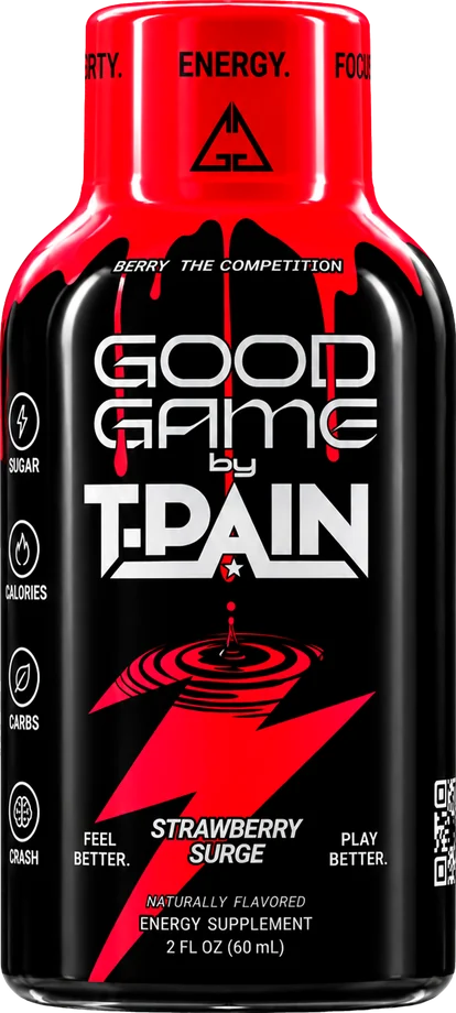 Good Game Strawberry Surge 2 oz energy shot
